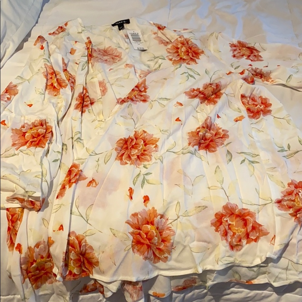 Torrid over piece kimono